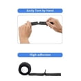 thumbnail image 4 of Correas Plegables Correas Plegables Camping 1 rollo de vendaje de cinta de envoltura no tejida elástica autoadhesiva médica (negro), 4 of 4