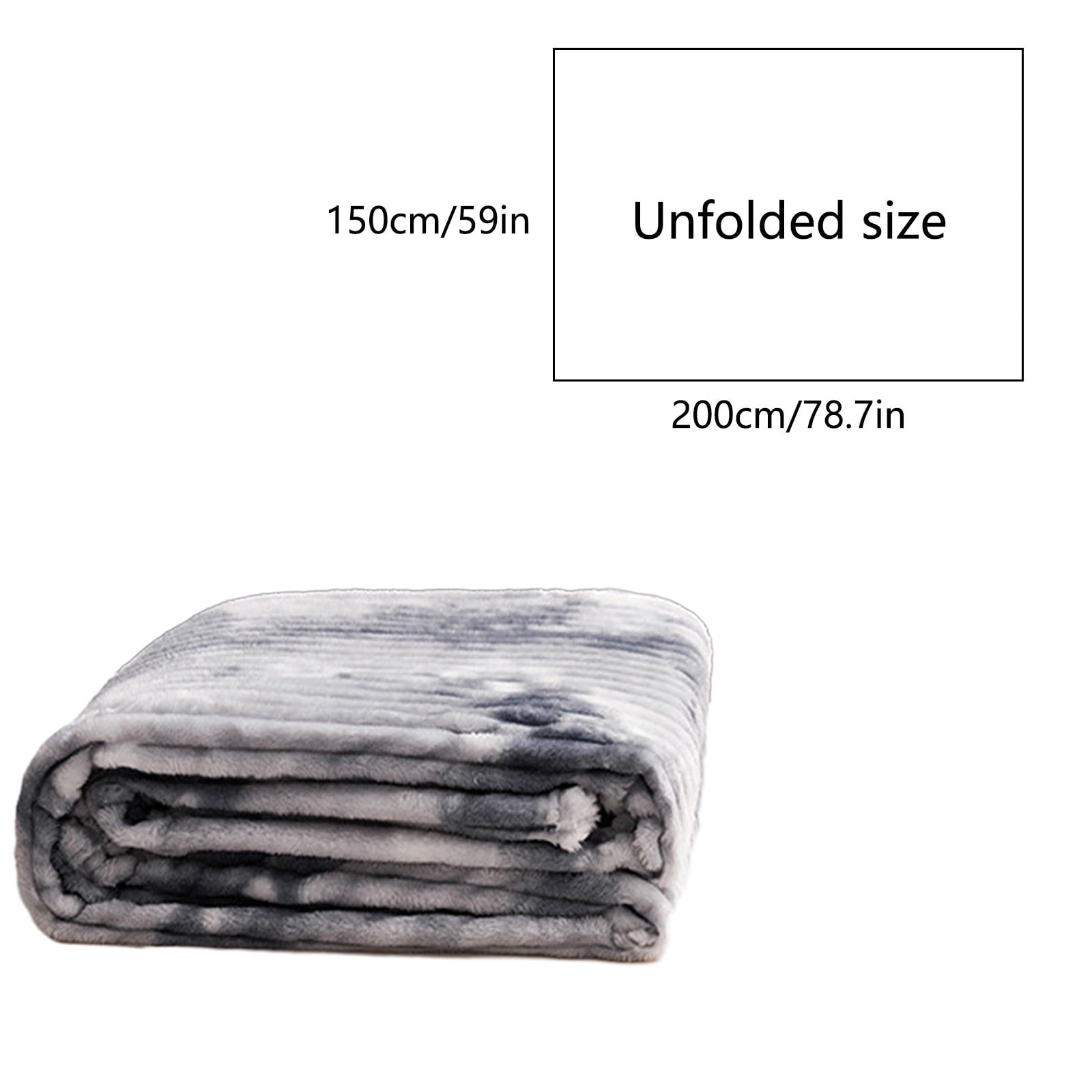 Clearance Boovnll Faux Fur Throw Blanket, 59x79" Super Soft & Warm Thicken Bunny Blanket, Throw Blanket, Lightweight Machine Washable for Bedroom, Living Room, Bed, Couch, Camping, Blanket