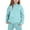 R1260 Light Blue, variant on Ruiwill Girl Outfit Set Long Sleeve Hooded Pullover Jogger Pants Outfit Soft Casual Two Piece Comfy Tracksuit For Big Kids Toddler Loungewear Crew Neck Print Girl Clothes Black Size 5-6 Years