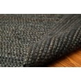 thumbnail image 4 of KH Handloom Handmade Braided Natural Pure Black Jute Round Rugs Size 4 x 4 Feet Round, 4 of 5