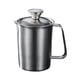 thumbnail image 1 of Taza medidora de acero inoxidable, jarra para espumar leche, accesorios, con asa, 500 ml, 1 of 9