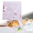 thumbnail image 1 of 100x bolsa de hamburguesas bolsa de restaurante envolturas de comida caliente multiusos bolsas desechables de panadería bolsa de papel de regalo a pru D, 1 of 8