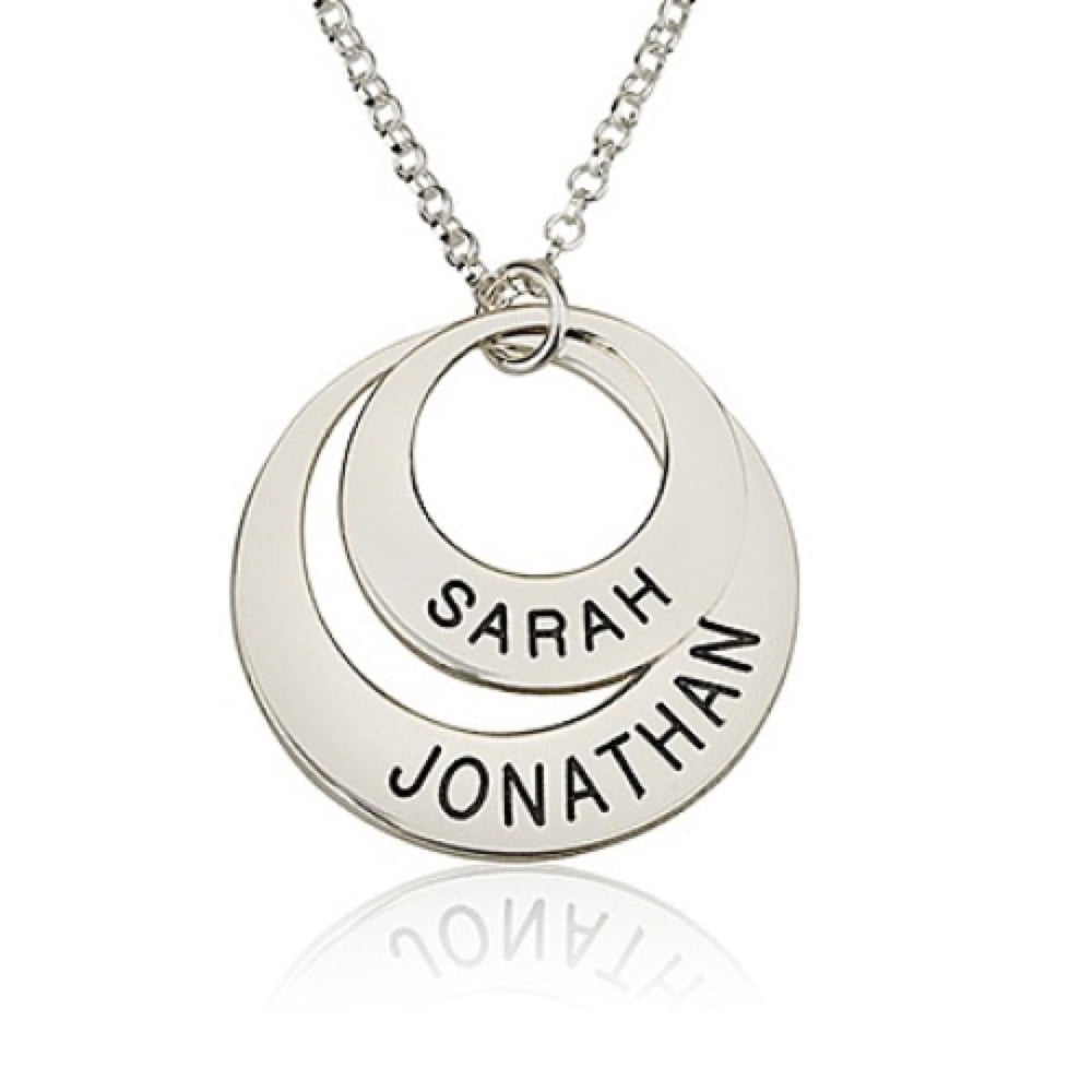 Personalized Necklaces Personalized Disc Mother Necklace Name