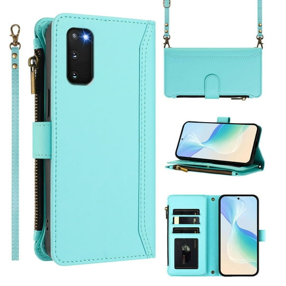 Flip Wallet Case for Samsung Galaxy S20 FE 5G,Leather Magnetic Folio Cover with Card Holder,Kickstand