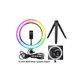 thumbnail image 4 of Photography Lighting MJ20 RGB Ring Light With Tripod Phone Clip Selfie For Vlogging Short Video Live, 4 of 4