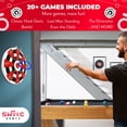thumbnail image 5 of Swooc Games® ‒ Hook Darts Ring Toss Game ‒ Wood Board & Soft Rings ‒ 20+ Games Included for Kids & Adults ‒ Wall Mounted Ring and Hook ‒ Indoor & Outdoor Wall Decor for Game Room, Patio, Garage, Yard, 5 of 5