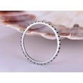 thumbnail image 3 of Sapphire Engagement Ring Eternity Sapphire Band Dainty Stacking Minimalist Ring Wedding 925 Sterling Silver Gemstone Jewelry For Women Gift, 3 of 5