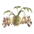 thumbnail image 1 of ElkGroup International 16050 2 Light Wall Bracket In Seashell And Amber Glass, 1 of 1