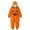 Orange, variant on Krdevn Glow In Dark Heart Nose Pumpkin Face Hooded Zip Onesie Halloween Fluffy Pocket Jumpsuit Family Matching Night Trick-or-Treat Cosplay Sleep Loungewear Orange,13-14 Years