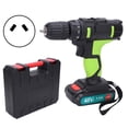 thumbnail image 1 of Electric Drill 2‑Speed Lithium Battery Pistol Screwdriver Impact Drilling Tool AC100‑240VAU Plug, 1 of 5