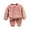 Pink, variant on Wxirdiow Outfits for Little Boys Kids Toddler Clothes Boys Girls Fleece Outfit Set Winter Warm Plush Tops  Pants Outfits Purple Size,3-4 Years