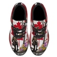 thumbnail image 2 of Canadian Veteran Kneeling Soldier Cross LeStWe Forget Shoes Sneakers Black Size 11, 2 of 7