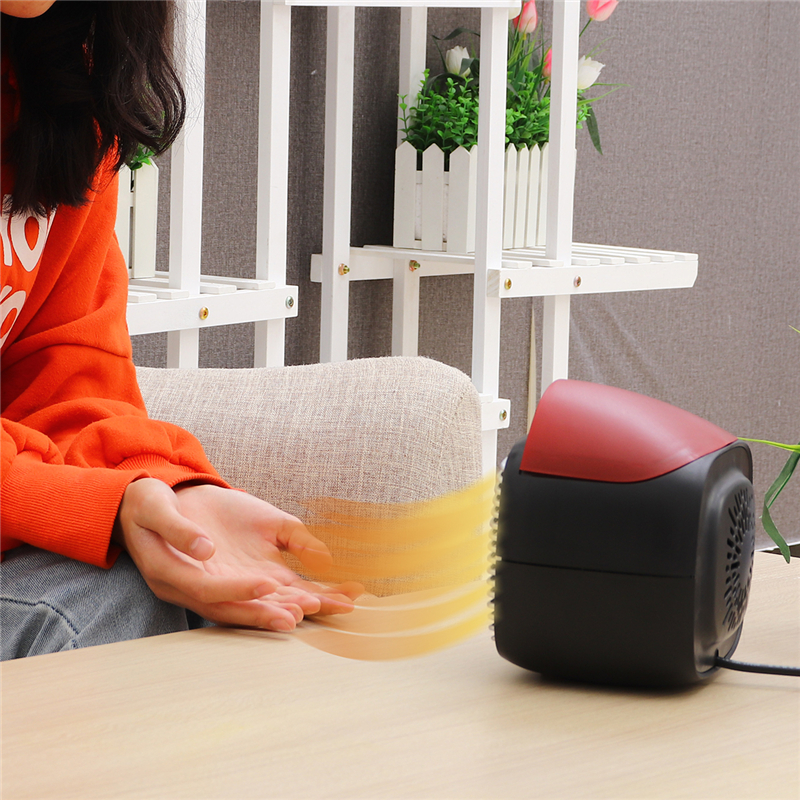 800W Mini Ceramic Electric Heater Portable Space Home Office Warmer Fan