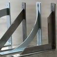 thumbnail image 3 of Ekena Millwork 2"W x 8"D x 8"H Legacy Steel Bracket, Antiqued Pewter, 3 of 13