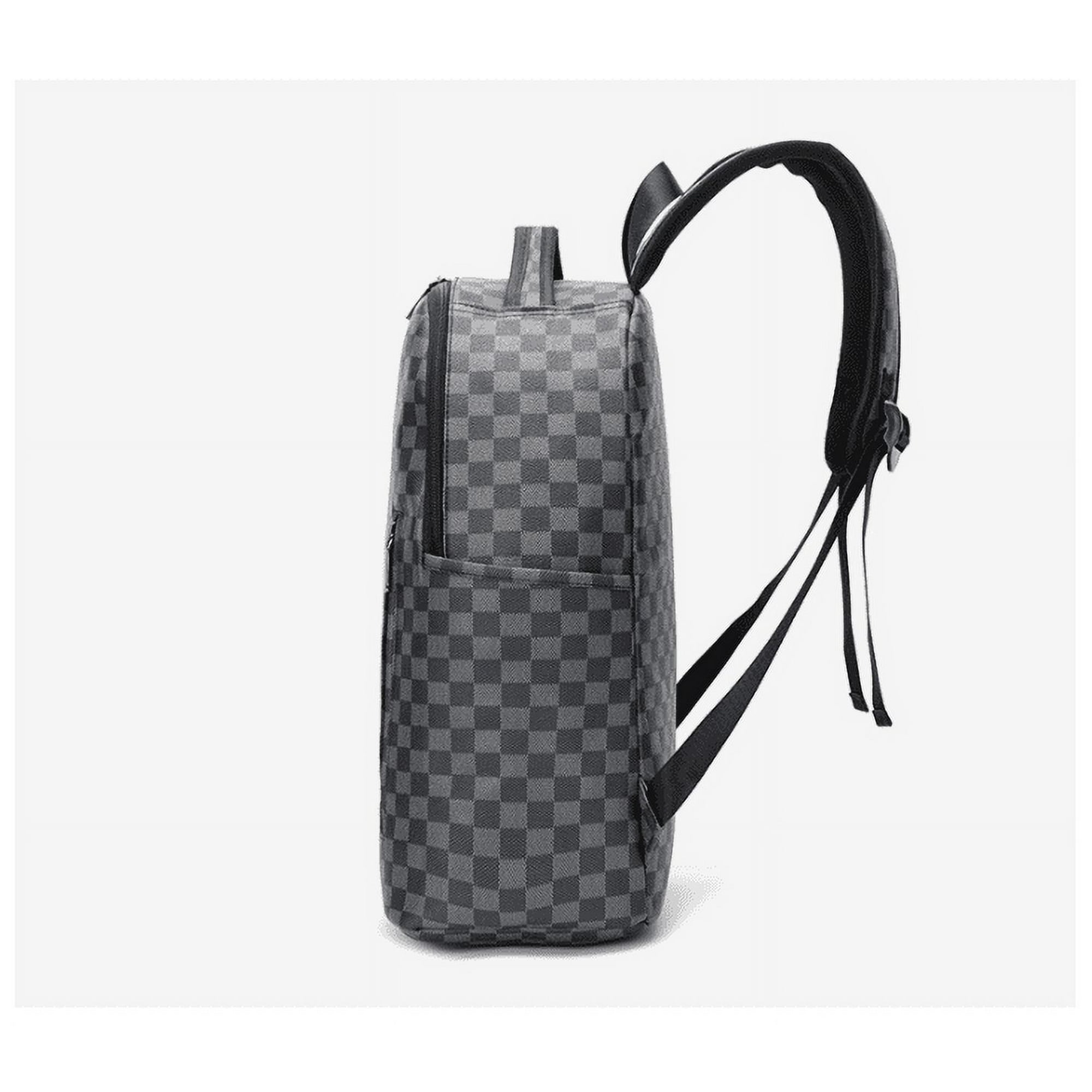 Bape Shark Pu Leather Backpack Multi Functional Large Capacity