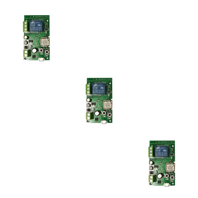 relayinert ABS WiFi Relay Switch Module Remote Control Self-locking Power Supply Timing Replacement Electric Circuit Board Part Shown as Picture 3Set