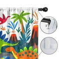 thumbnail image 4 of Blackout Kids Curtains,Cute Dinosaur Pattern Childrens Insulated Curtains Set Of 2,Bedroom Essentials,Toddler Room Decor 52x84in(132x213cm), 4 of 4