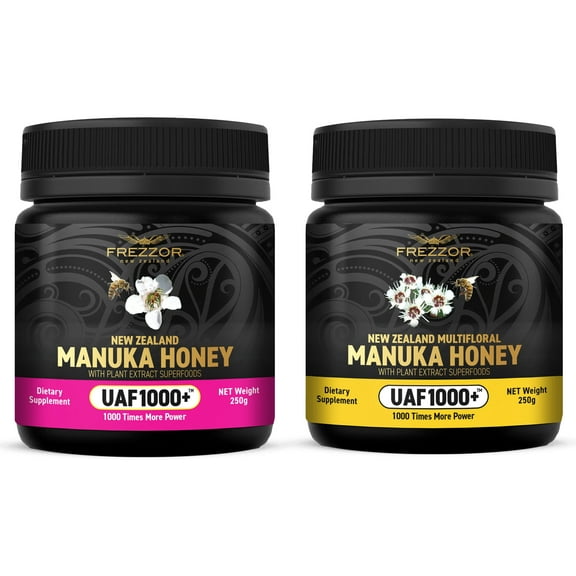 FREZZOR New Zealand Manuka Honey UAF1000  & Multifloral Manuka Honey UAF1000 