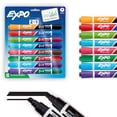 thumbnail image 1 of EXPO 2-in-1 Dry Erase Markers, Dual-Ended Markers, Assorted Colours, Chisel Tip, 8 Count, 1 of 9