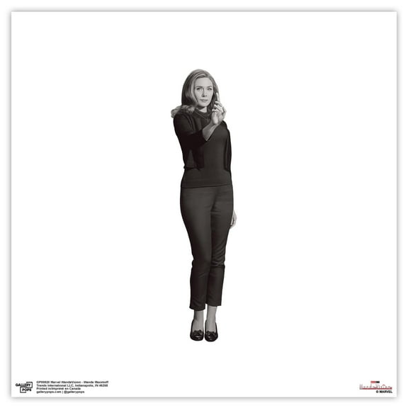 Gallery Pops Marvel WandaVision - Wanda Maximoff Wall Art, Unframed Version, 12" x 12"
