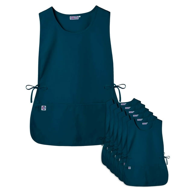 Sivvan Unisex Cobbler Apron 6 Pack - Adjustable Waist Ties, 2 Deep front pockets