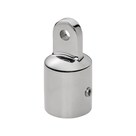 0.875 in. CP Zamac Top Cap Fitting, Silver