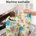 thumbnail image 5 of Pioneer Flower Floral Print Pattern Bathroom Rugs Mat, Non Slip Microfiber Bathroom Rug with Rubber Backing, Soft Mats for Bathroom Floor Tub Shower, 20"x32", 5 of 5