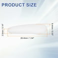 thumbnail image 2 of 500Pcs Knife Tip Protector Cover 1.04"x0.33" Plastic Blade Tip Edge Guards White, 2 of 7