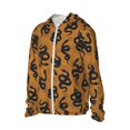 thumbnail image 2 of Pofeuu Snake Print Sun Protection Outdoor Lightweight Full Zip UV Cooling Hoodie Long Sleeve Summer Clothing for Outdoor Hiking-Medium, 2 of 5