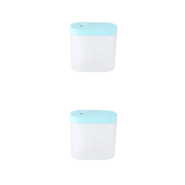 Matsuzay Mini humidificador silencioso difusor de Aroma hidratante escritorio recargable transparente con purificador de aire ligero coche hogar Azul 2Conjunto
