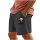 thumbnail image 1 of Pantalones Cortos para Hombre de Cintura Elástica con Bolsillos Impresos Pantalones Cortos Rectos, Pantalones Deportivos Casuales con Cintura Elástica, 1 of 6