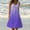 Purple, variant on Lilgiuy Womens Holiday Summer Gradient Print Sleeveless Party Beach Dress