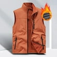 thumbnail image 2 of Dpytoraw Casual Vest Man Loose Outdoor Zipper Pocket Jacket Winter Vest Large Size Sports Plus Velvet, 2 of 4