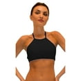 VFSport Bikini Top, High Neckline Halter (Black, 3X)