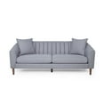 thumbnail image 2 of Noble House Orly Fabric 3 Seater Sofa, Cloud Gray, 2 of 11