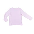 thumbnail image 1 of Kidsy Soft Solid Colors Long Sleeve Peruvian Cotton T-Shirt – Pink Frost, 8, 1 of 1
