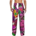 thumbnail image 3 of Barney And Friends Pajama Pants for Men, Super Soft All over Print Lounge Pants Sleepwear Bottom with Pockets Drawstring, 3 of 8