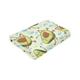 thumbnail image 6 of Kll Fleece Blanket Plush Throw Blanket Avocado Doing Sport,Soft Fuzzy Cozy Flannel Blanket For Couch Sofa Bed.(50"X40"), 6 of 9