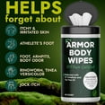 thumbnail image 2 of Body Wipes for Men & Women | Cleansing Body Wipes for Wrestling, Combat, Gym, Camping, 2 of 6