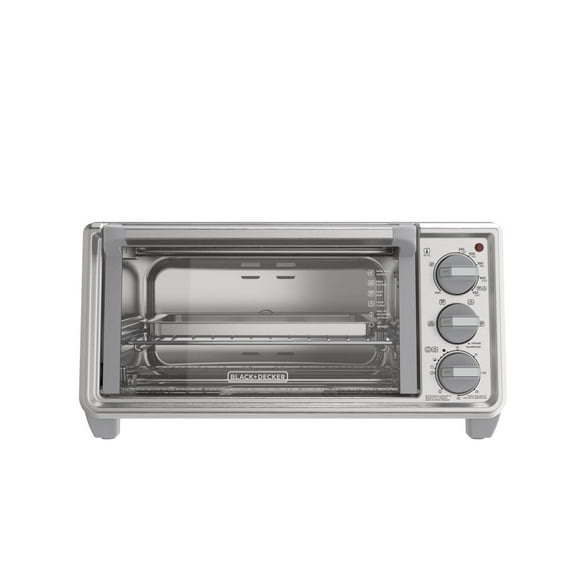 Horno Tostador Black+Decker Plateado con Tecnologia Eventoast de 4 Rebanadas 1150 Watts