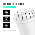 thumbnail image 5 of Invigorated Water pH Recharge Glass Alkaline Water Filter Dispenser, 2.25 Gallon, 1 Filter, 5 of 10