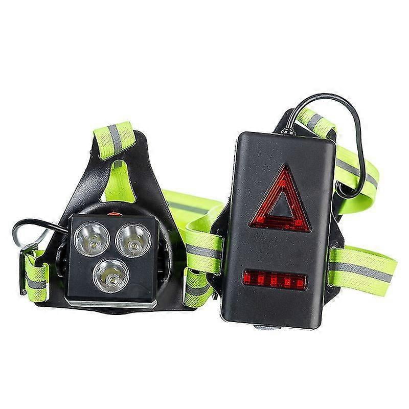 Running Light Lamp, Usb Rechargeable Led Chest Light Wearable ...