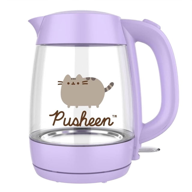 Tetera de Vidrio My Shop Pusheen 1.7 Litros Lila