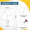thumbnail image 5 of K45B Coated Flat Beater for KitchenAid Mixer, Kitchen Aid Mixer Accessory Kitchenaid Mixer Attachments Kitchenaid Mixer Paddle Stand Mixer Attachment, Mixer Accessory Replace WPW10672617 W10672617, 5 of 5