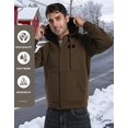 thumbnail image 2 of Pioneer Camp Men's Full Zip Sherpa Lined Jacket with 3 Pockets, 2 of 5