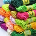 thumbnail image 4 of U8MO 20M Chinese Knot Satin Nylon Braided Cord DIY Macrame Beading Rattail Cords-9#, 4 of 9