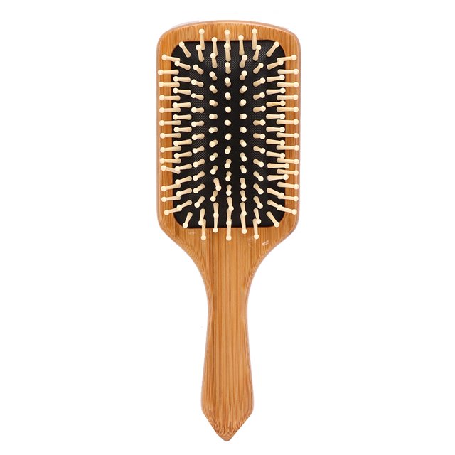 Peine de Color de madera, cepillo de masaje profesional, peine para el cuero cabelludo, cuidado del cabello, peine de bambú saludable