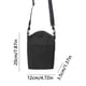 thumbnail image 2 of Bolsas para teléfono móvil Unisex correa ajustable bandolera pequeña cierre magnético bolso cuadrado pequeño informal Simple, 2 of 9
