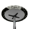 thumbnail image 7 of SEANATIVE Fitted Spandex Round Cocktail Table Covers with Elastic Edge Stylish Small Round Table Topper Cap Cloths for Picnic Bar Pub Party 24'' Diameter, Cute Cat Paw Star Black, 7 of 7
