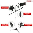 thumbnail image 2 of Microphone Stand with Mobile Phone and Tablet Holder Adjustable for Studio 5 Core, 2 of 11